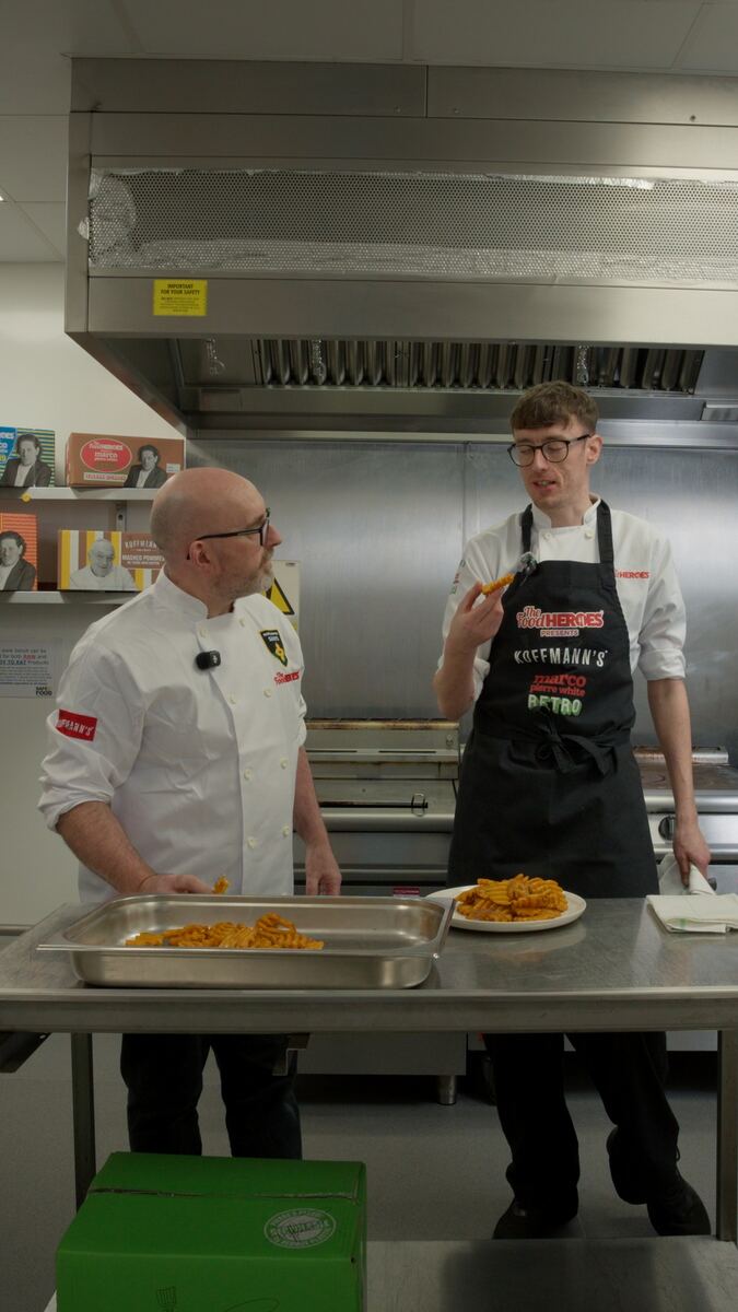 Food Heroes chefs tasting product in the kitchen
