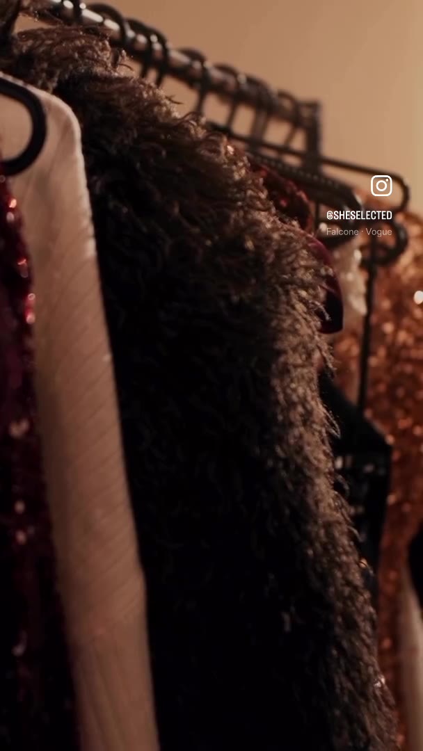 She Selected 5 year event — curated clothing display